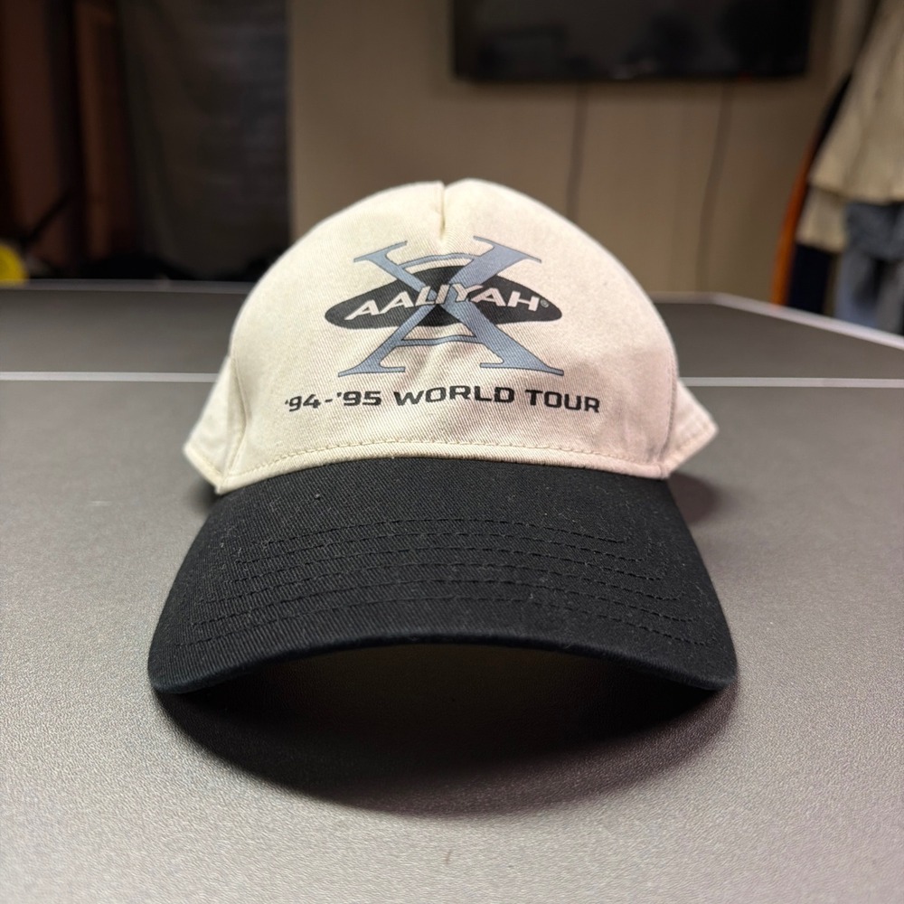 Vintage‎ Aaliyah World 1994 1995 World Tour Adjustable Baseball Cap